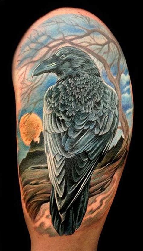 beautiful raven tattoo|108 Eye